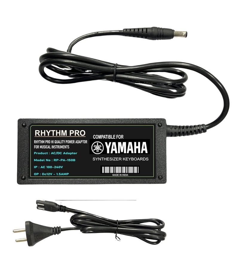 Y A M A H A Adapter for PSR E 463/473/483 Keyboards (RP-PA150B 12V/1.5AMP.) (PA150B) Super Quality Power Adaptor