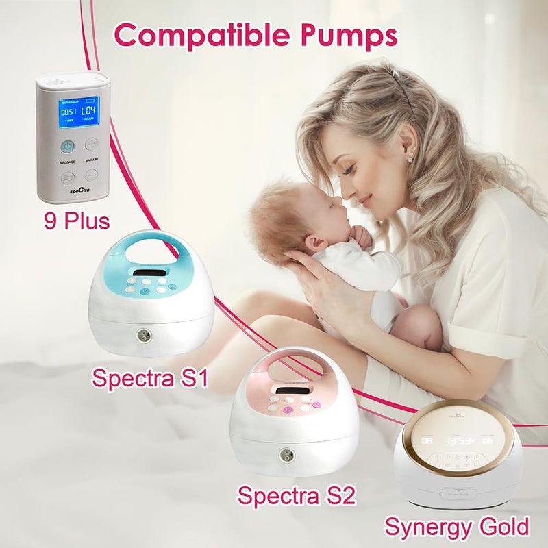 Nenesupply Compatible Duckbill Valves for Spectra S1 Accessories Spectra S2 9 Plus Breast Pump - Image 2