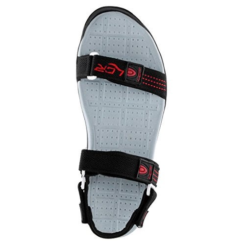 Lancer mens EARTH-1 Black Red Sport Sandal - 9 UK (EARTH-1BLK-RED-43_Black Red_9 UK) - Image 5