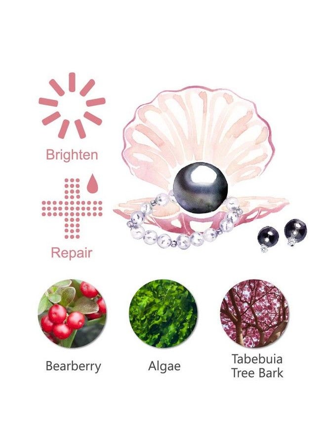 My Beauty Diary Black Pearl Brightening Facial Face Mask (8 Sheets) New English Version  - Image 4