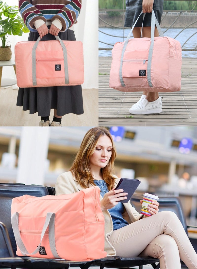 ISHWAZ Portable Folding Luggage Organizer, Large Capacity Travel Bag For Travelling, Airplane Carry-On, Trips, More, Durable Folding Bag, Clothing Storage Bag For Daily Use, Moving Packaging Bag, Weekend Bag - Image 2