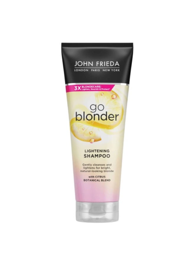 John Frieda Sheer Blonde Go Blonder Lightening Shampoo 250ml - Image 1