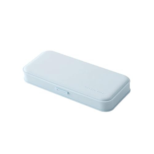 SYGA Plastic Pencil Case for Kids Pencil Box Pencils and Markers Storage Box (Blue) - Image 1