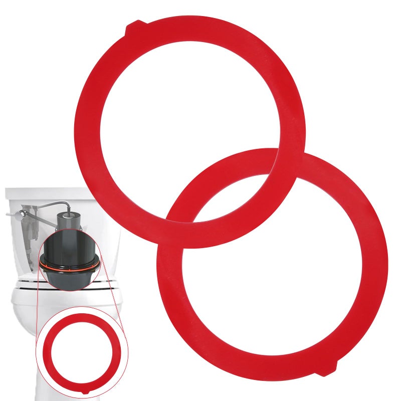 Flush Valve Seal for Kohler 2Pack GP1059291 Silicone Replacement for Toilet Upgraded LeakProof Gasket Seal Kit Compatible with Kohler Canister KGP1059291