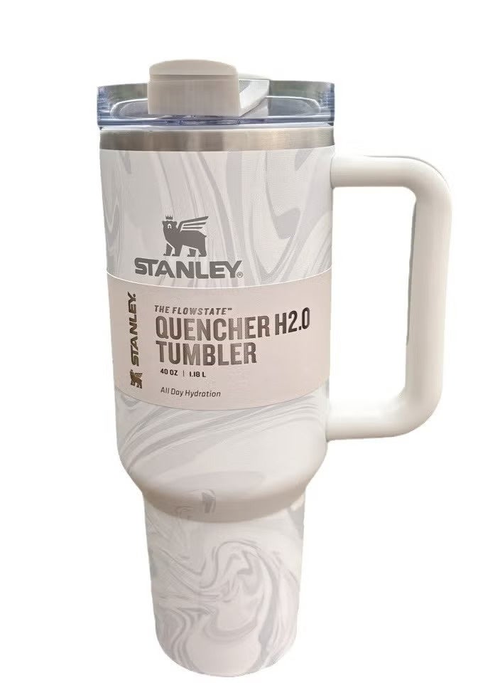 Stanley Quencher H2.0 FlowState Stainless Steel Vacuum Insulated Tumbler with Lid and Straw for Water, Iced Tea or Coffee, Smoothie and More 40oz/1.18l - Image 2