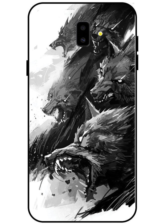 EYE CATCH - Protective Case Cover For Samsung Galaxy J6 Plus Smart Series Printed Protective Case Cover for Samsung Galaxy J6 Plus Wolf - Image 1