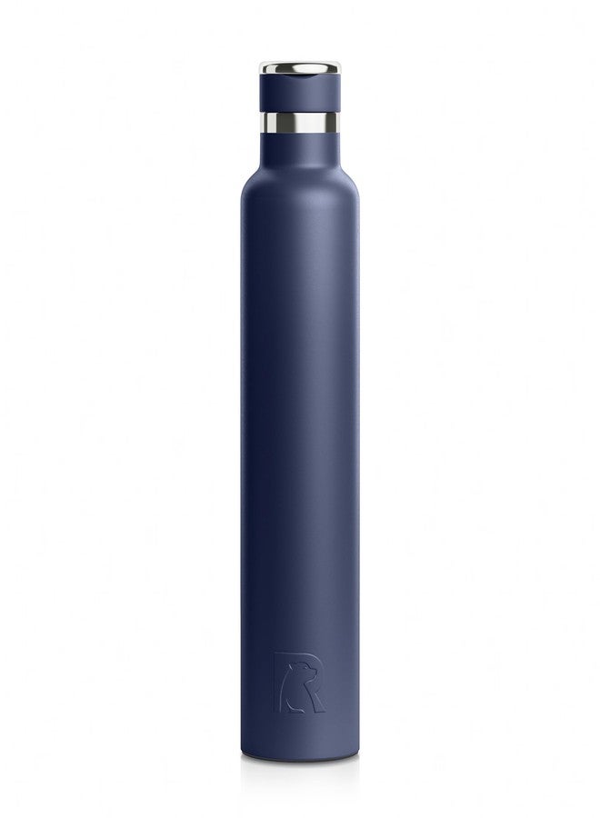 RTIC 26oz Journey Water Bottle Ceramic Lined Metal Stainless Steel Vacuum Insulated, BPA Free, Reusable, for Water, Hot and Cold Drinks, Travel, Sports, Camping, Navy - Image 1