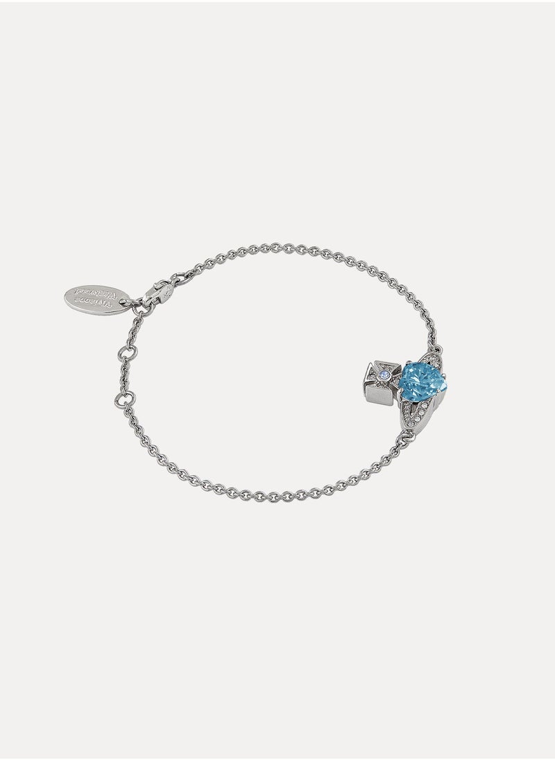 Vivienne Westwood Blue heart bracelet  - Image 2