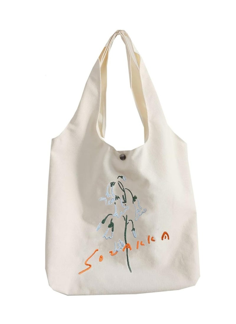 Taoqiao Women Canvas Tote Bag  - Image 1