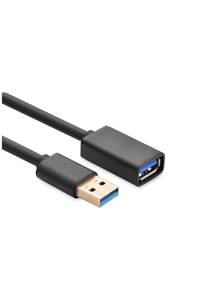 USB 3.0 Extension  Cable 1.5M - Black  - Image 1