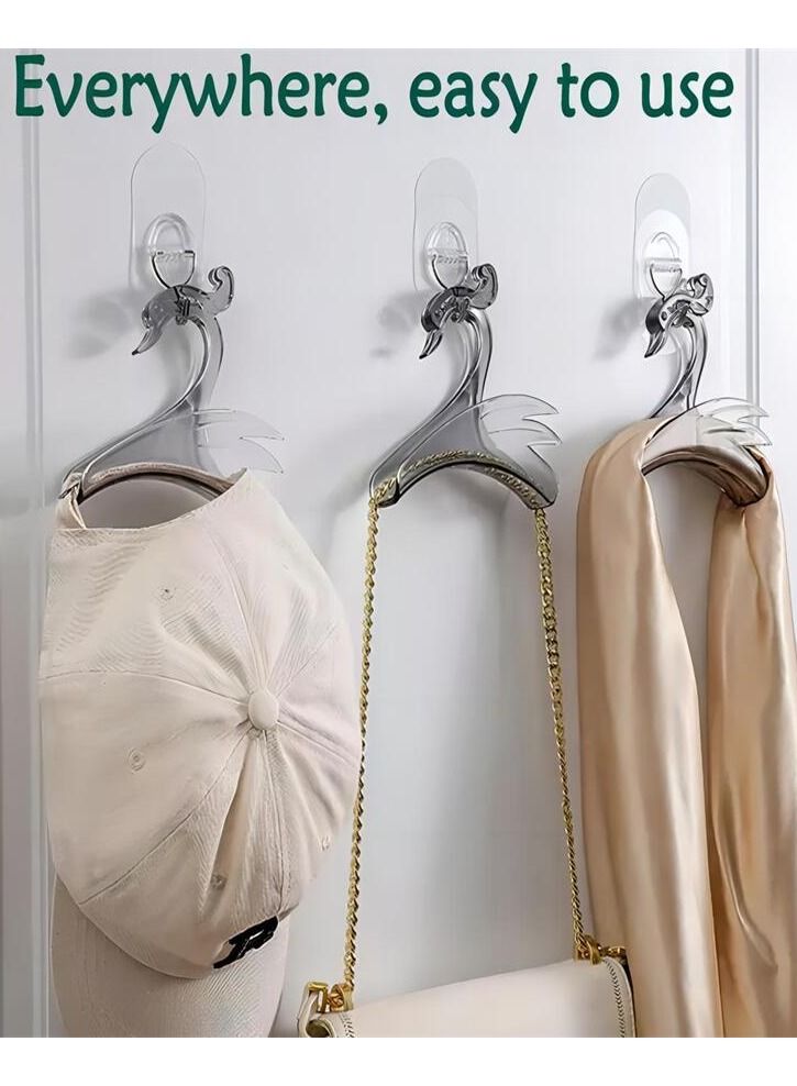 2 PCS Hanging Handbag Purse Organizer for Closet, Purse Bag Storage Holder for Wardrobe Closet Space Saving Purse Organizers System Black  - Image 4