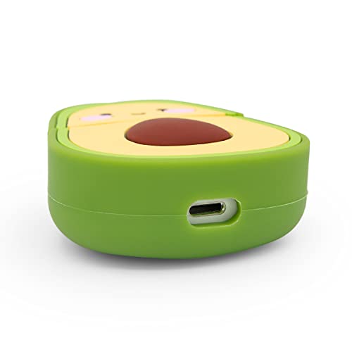 Dumkery Cute Airpods Case, Avocado Airpods 2 Case, 3D Fruit Airpods 1st Generation Case, Airpods 2nd Generation Shockproof Silicone Charging Cases with Cleaner Kit and Keychain for Girls Boys Women - Image 5