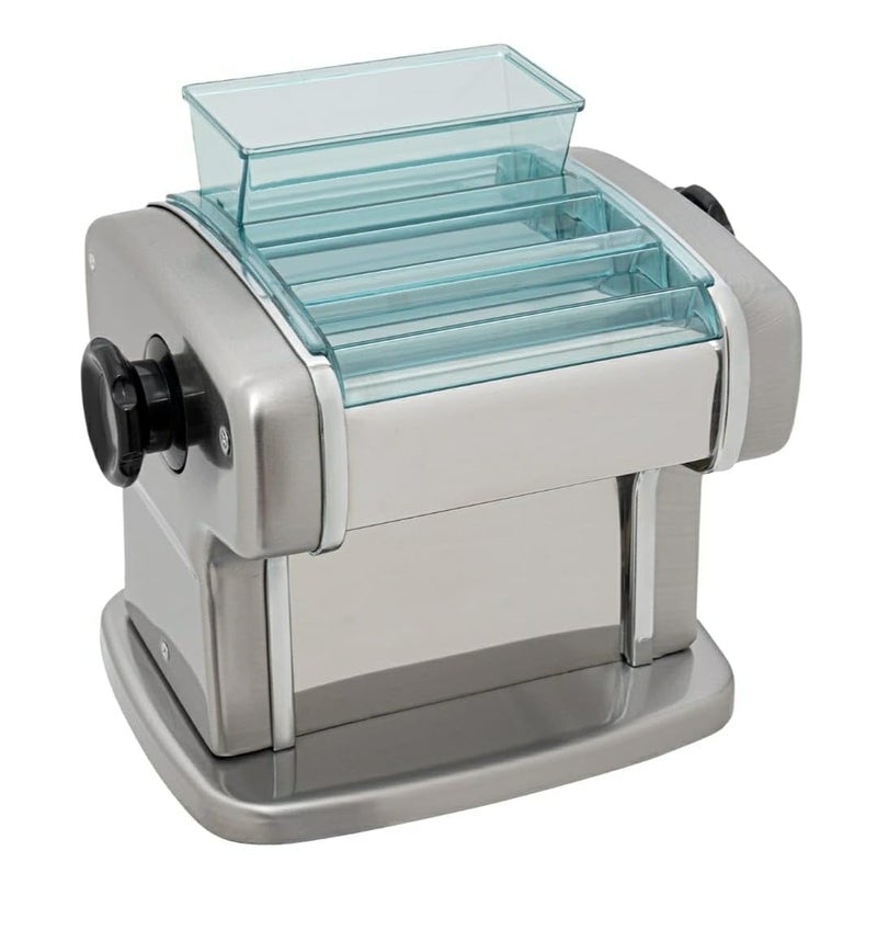 Shoppers Hub PNQ Electric Double Blade 2 Knife Pasta Maker Machine for Ideal Heavy Duty Use in Hotels Restaurants Cafes and Other Culinary Commercial Places  - Image 1