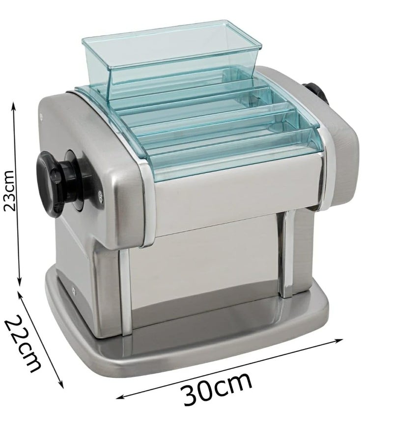 Shoppers Hub PNQ Electric Double Blade 2 Knife Pasta Maker Machine for Ideal Heavy Duty Use in Hotels Restaurants Cafes and Other Culinary Commercial Places  - Image 2