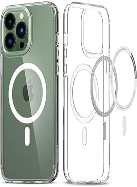 (iPhone 13 pro max) Clear Magnetic Case for iPhone 13 Pro Max, Compatible with MagSafe, Ultra Thin Soft TPU Silicone Shockproof Phone Case Anti-Scratch Non-Slip Protective Cover