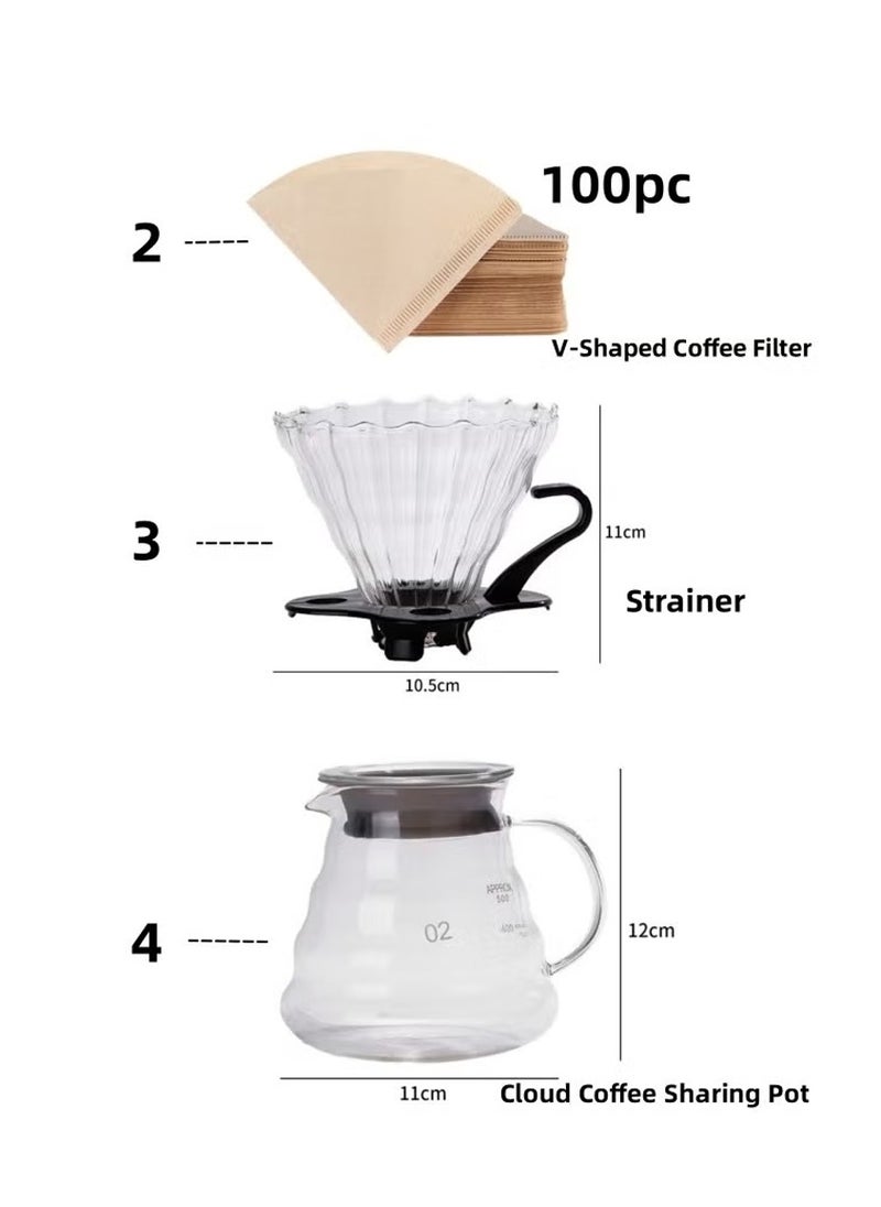 طقم تنقيط القهوة V60 طقم تنقيط القهوة 15 قطعة مع علبة أدوات - pzsku/Z1EF7CBC12066B4272E4DZ/45/_/1725267418/5c1d1e66-a0e7-4ca9-8dac-9b7d207deb84