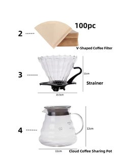 Gogoya V60 Set 15 Piece Coffee Drip Set With Tool Case  - Image 3