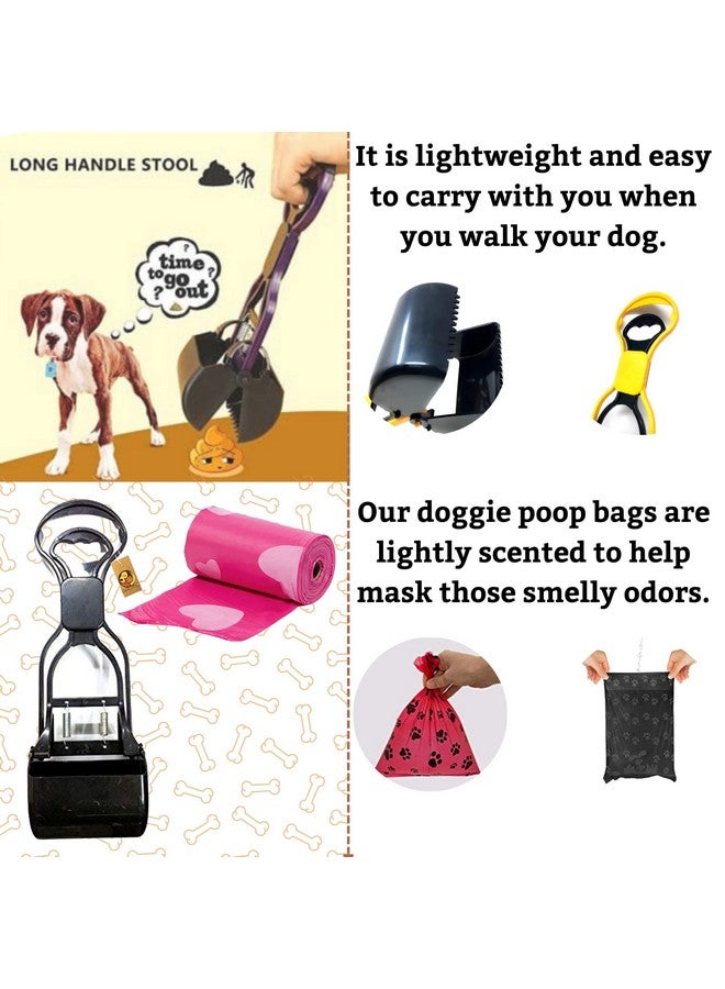 Dog Traning Kit Combo For Dogs - (Combo Of 5) | Mini Scooper, Poop Bags, Clicker, Half Round Rope, Training Potty 10Pad | Suitable For Dogs And Puppies - Image 3