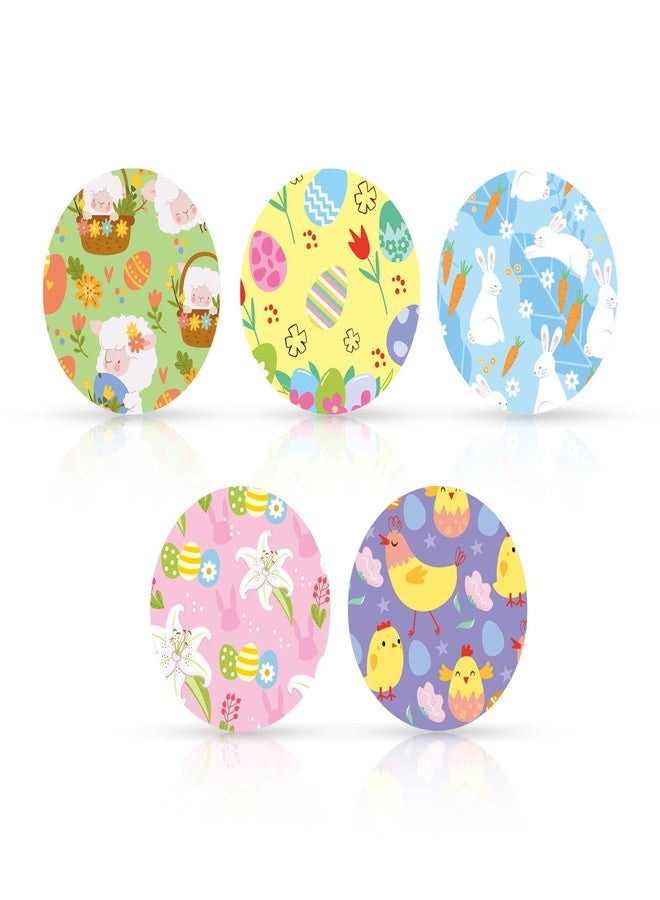 Tinoaly 25pcs Sensor Covers for Libre 2/3, Easter Theme Waterproof Sensor Medical Adhesive Patches CGM Breathable Patch Stickers Compatible with Libre (Non-Porous - Image 1