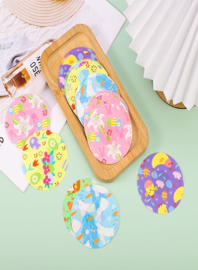 Tinoaly 25pcs Sensor Covers for Libre 2/3, Easter Theme Waterproof Sensor Medical Adhesive Patches CGM Breathable Patch Stickers Compatible with Libre (Non-Porous - Image 3