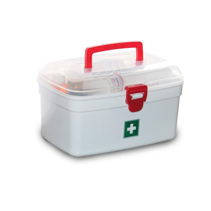 Foliam Multi Purpose Rectangular Medical Storage Box with Handle White 236 x 16 x 139cm - Image 4