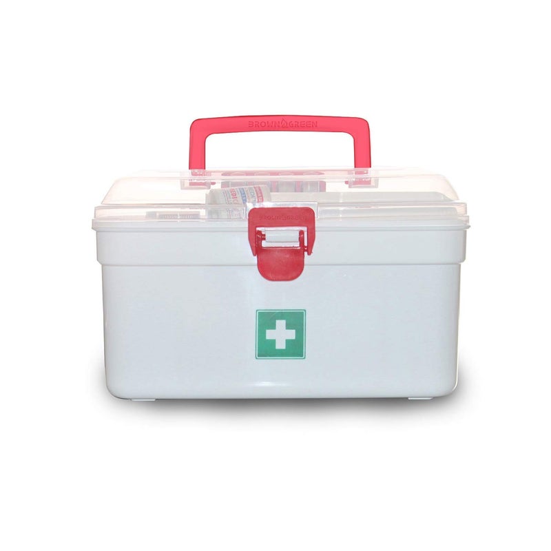 Foliam Multi Purpose Rectangular Medical Storage Box with Handle White 236 x 16 x 139cm - Image 2