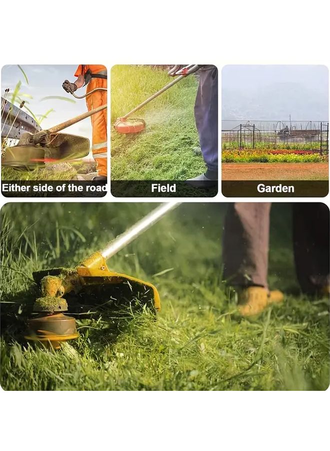 Heavy Duty Grass Trimmer Spool 3 Pack 590 55 Inch Nylon Steel Core Line - Image 4