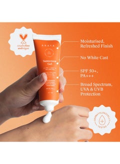 ARATA Arata Sunscreen Gel 50ml  - Image 3
