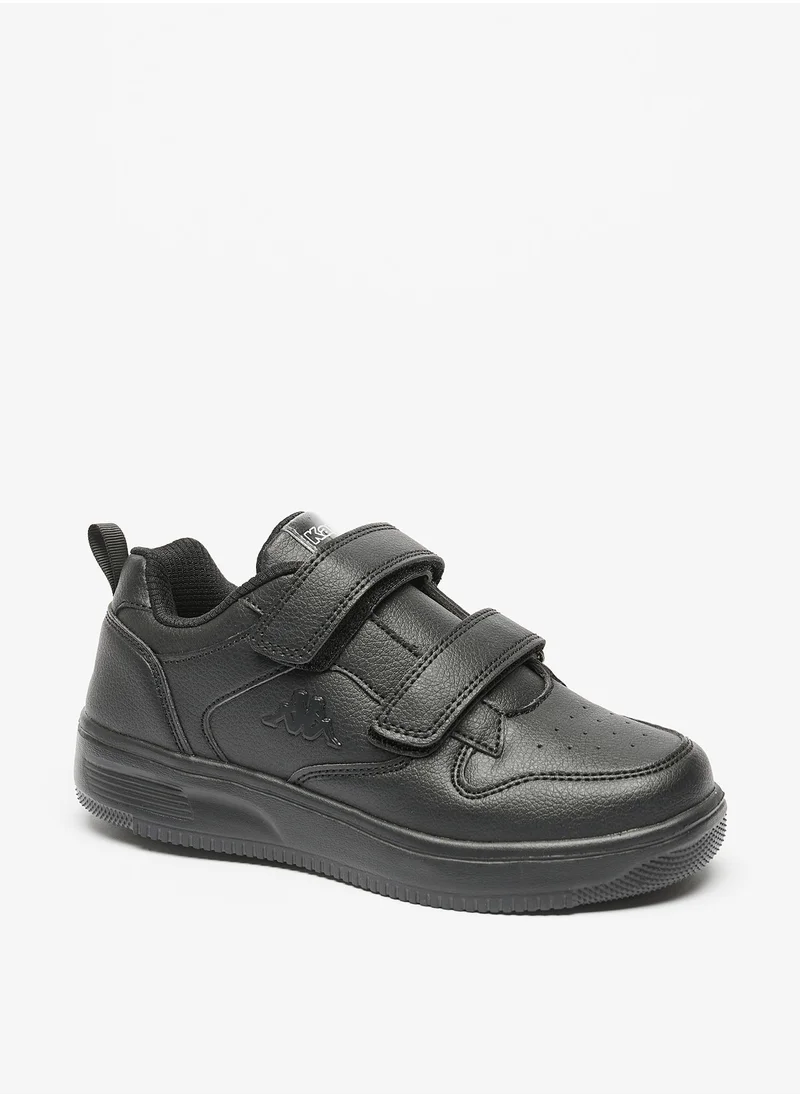 كابا Boys Textured Sneakers with Hook and Loop Closure