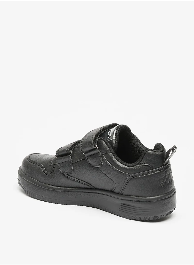 كابا Boys Textured Sneakers with Hook and Loop Closure