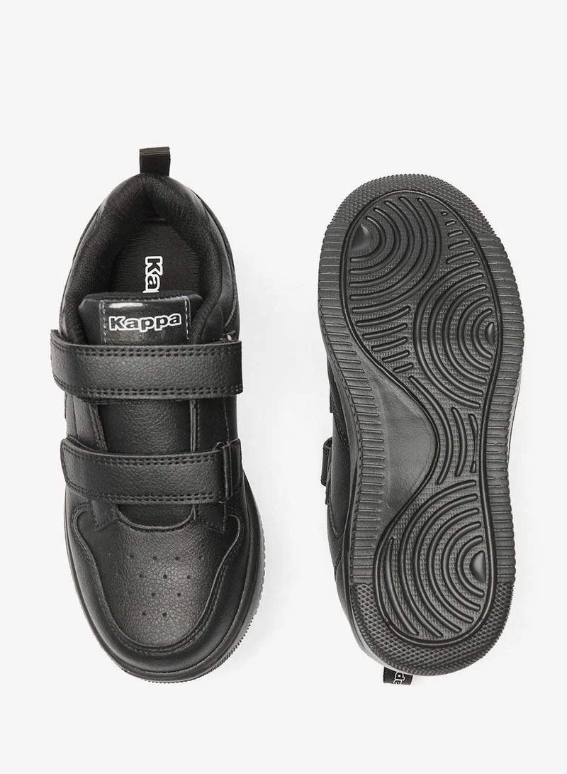Kappa Boys Textured Sneakers with Hook and Loop Closure