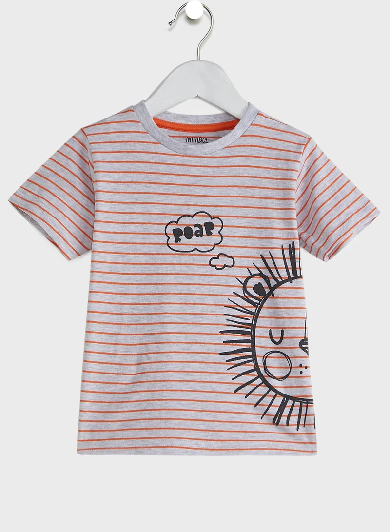 Babybol Kids Graphic T-Shirt + Shorts Set