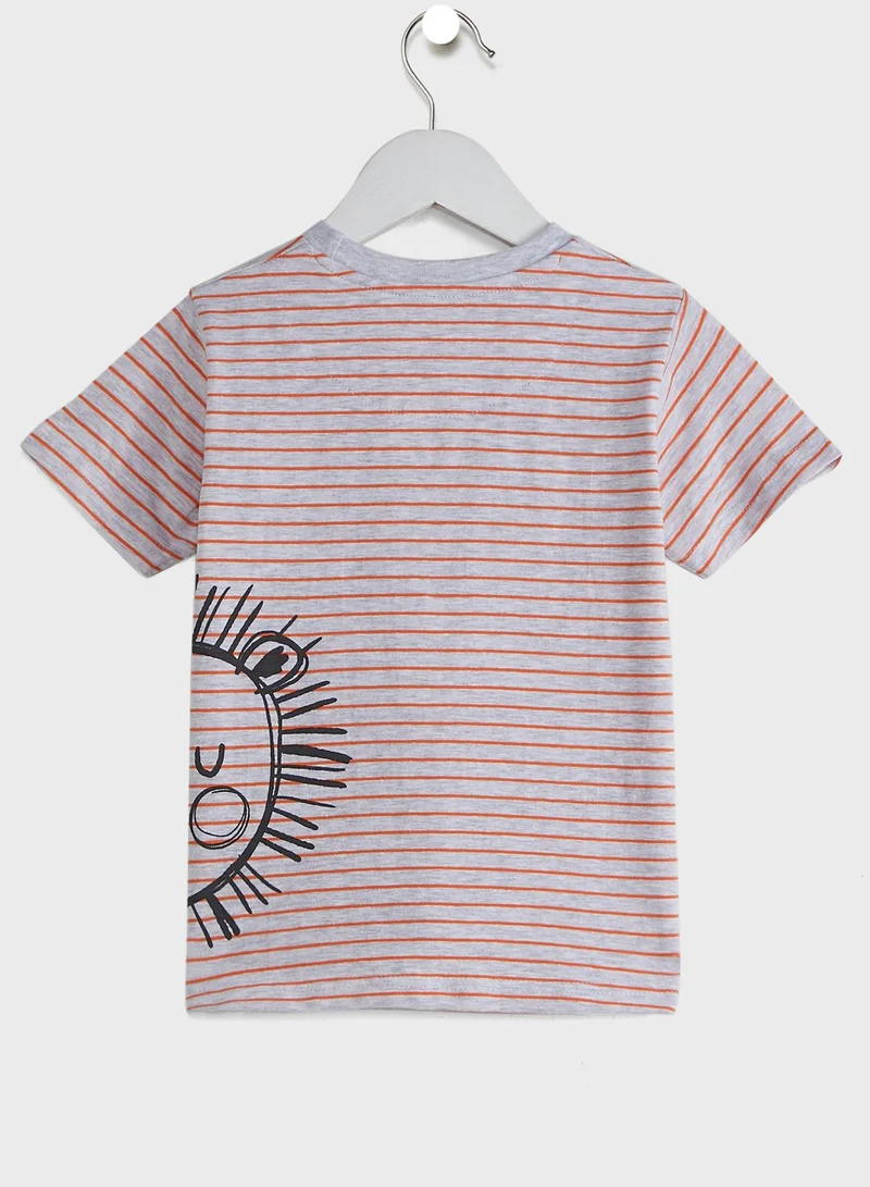 Babybol Kids Graphic T-Shirt + Shorts Set