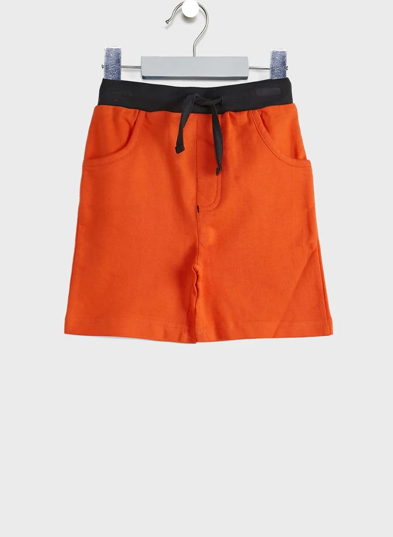Babybol Kids Graphic T-Shirt + Shorts Set