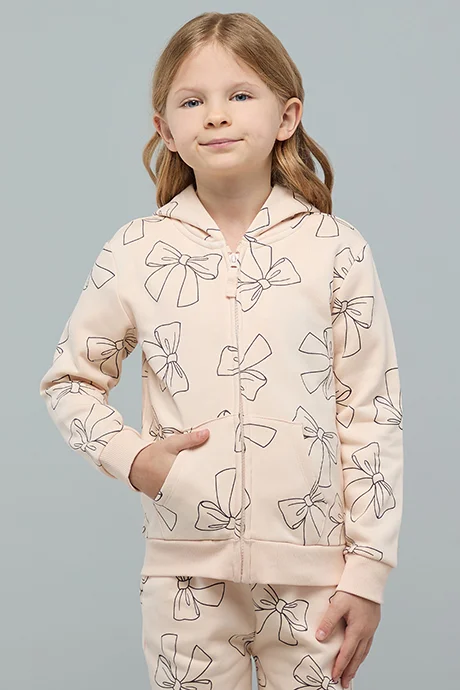 R&B Printed Hooded Sweatsuit Set
