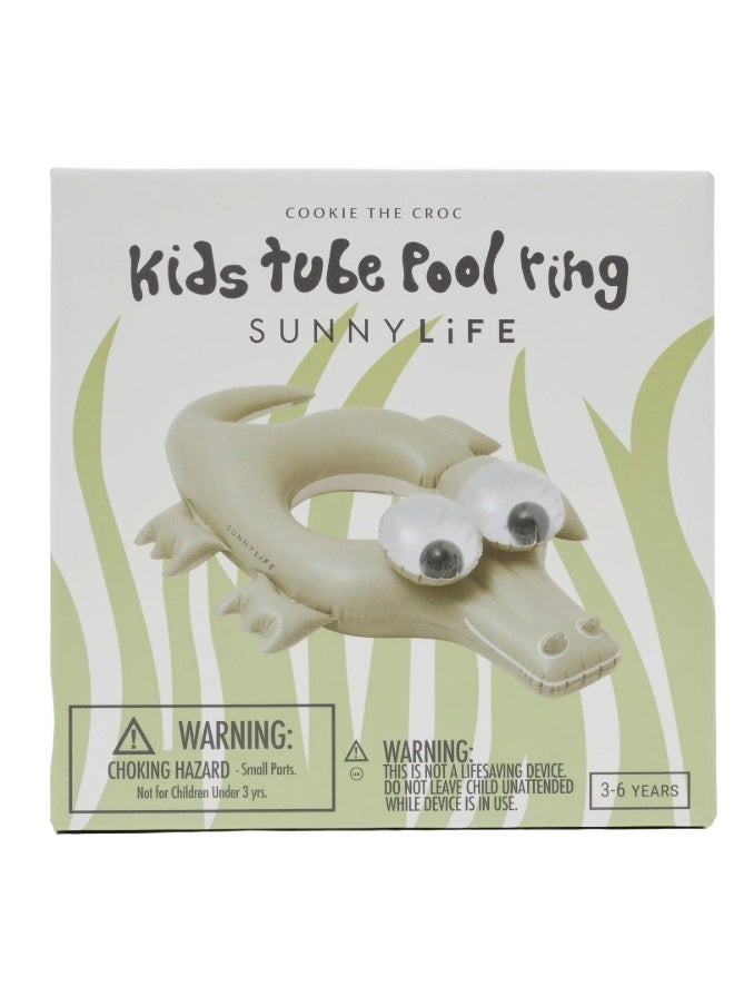 SUNNY LIFE Kids Pool Ring – Crocodile Shape | Inflatable Swim Ring for Children | Fun Animal Pool Float for Kids | Summer Water Toy for Beach & Pool - Image 5