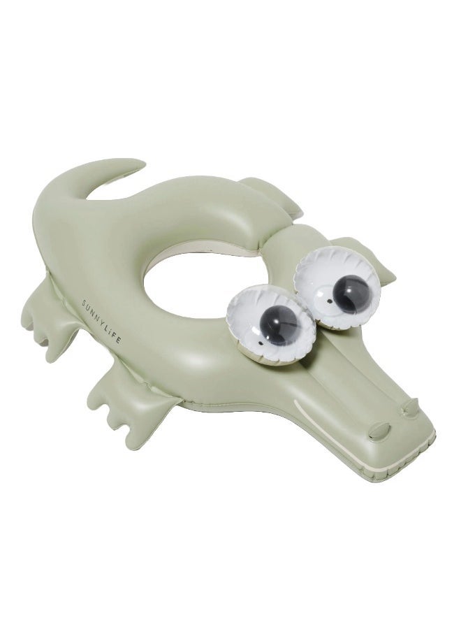 SUNNY LIFE Kids Pool Ring – Crocodile Shape | Inflatable Swim Ring for Children | Fun Animal Pool Float for Kids | Summer Water Toy for Beach & Pool - Image 3