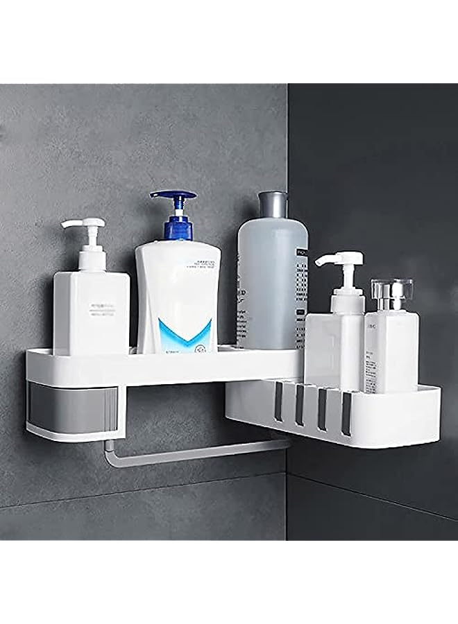 Raxoom Shelves, Bathroom Storage Shelf, Shower Caddy, Bathroom Rack Organizer Wall Mounted - Image 1