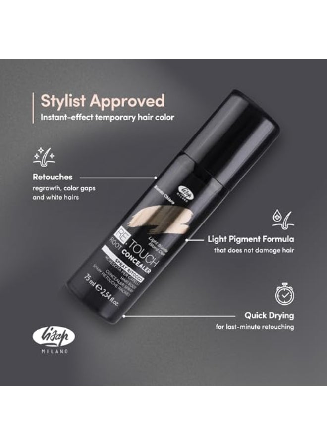 Lisap Brown Root Touch Up for Temporary Hair Color Instant Concealer for Color Gaps White Hairs 254 fl oz - Image 3