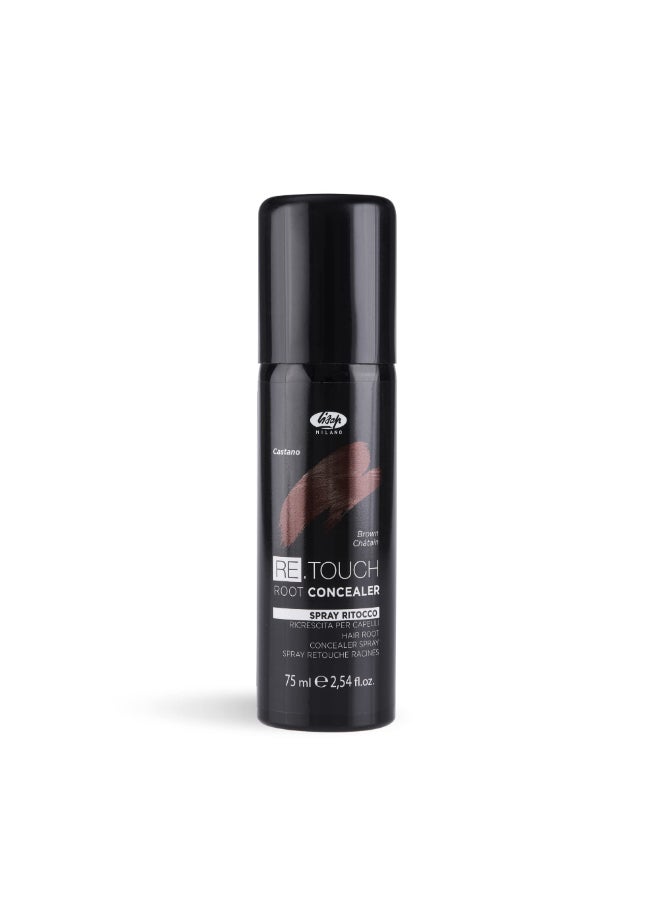Lisap Brown Root Touch Up for Temporary Hair Color Instant Concealer for Color Gaps White Hairs 254 fl oz - Image 2