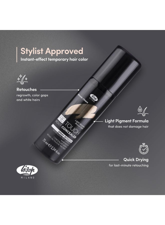 Lisap Brown Root Touch Up for Temporary Hair Color Instant Concealer for Color Gaps White Hairs 254 fl oz - Image 4