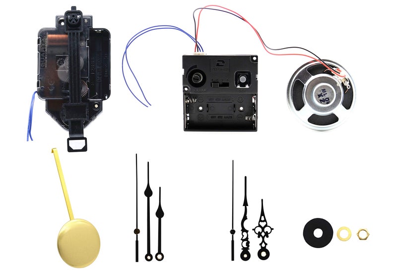 TIKROUND حركة ساعة البندول لحن الجرس TIKROUND Original Youngtown 12888 مع مجموعتين من العقارب 23.5 مم (59/64 بوصة) طول العمود 16 مم (5/8 بوصة) طول الخيط. - Image 5