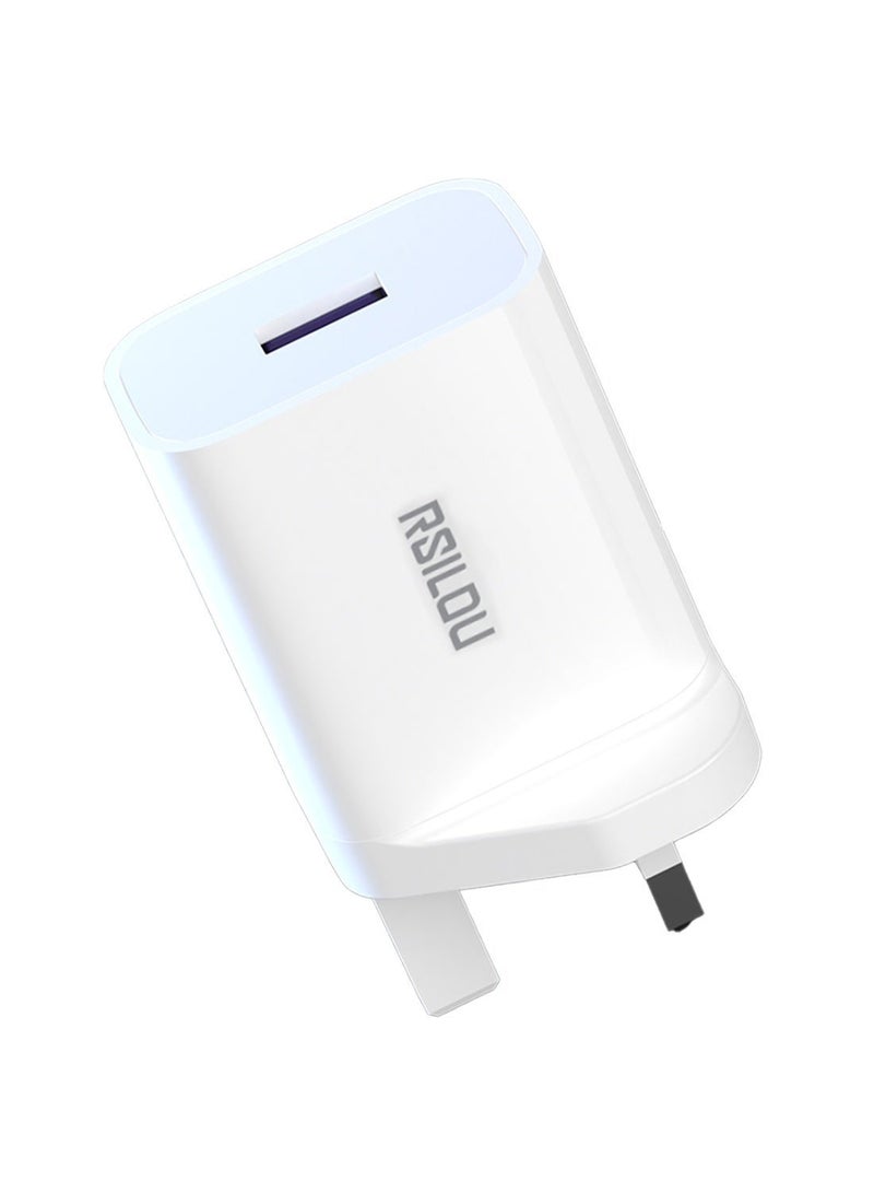 RSILOU-R4211 18W Fast USB-A Wall Charger | Universal Power Adapter for iPhone, Samsung, Huawei & iPad | Compact Portable Design - Image 2