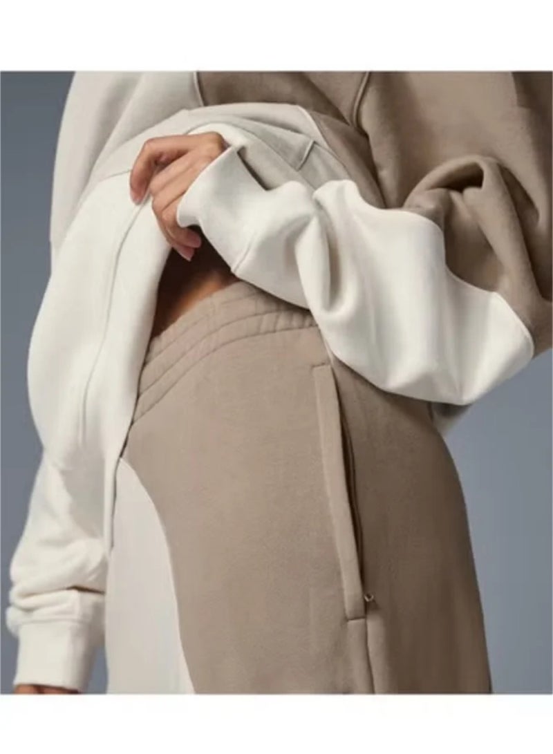 Alo Yoga two-tone casual soft and comfortable trousers - Image 3