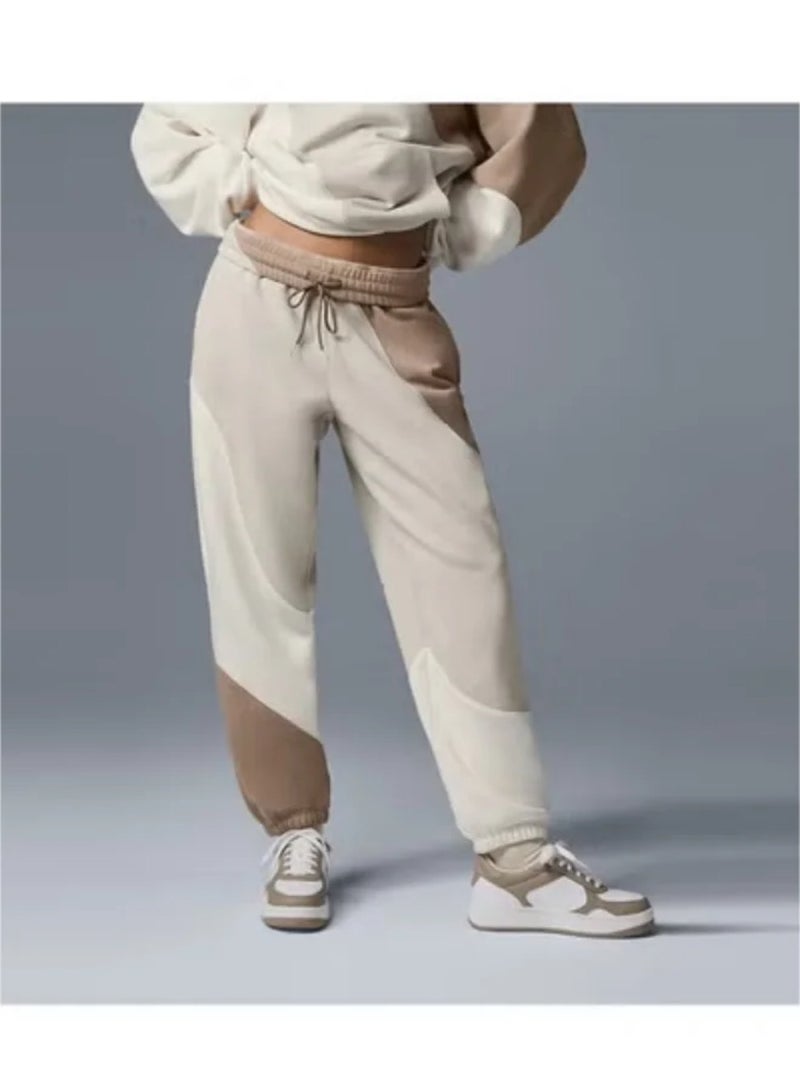 Alo Yoga two-tone casual soft and comfortable trousers - Image 1
