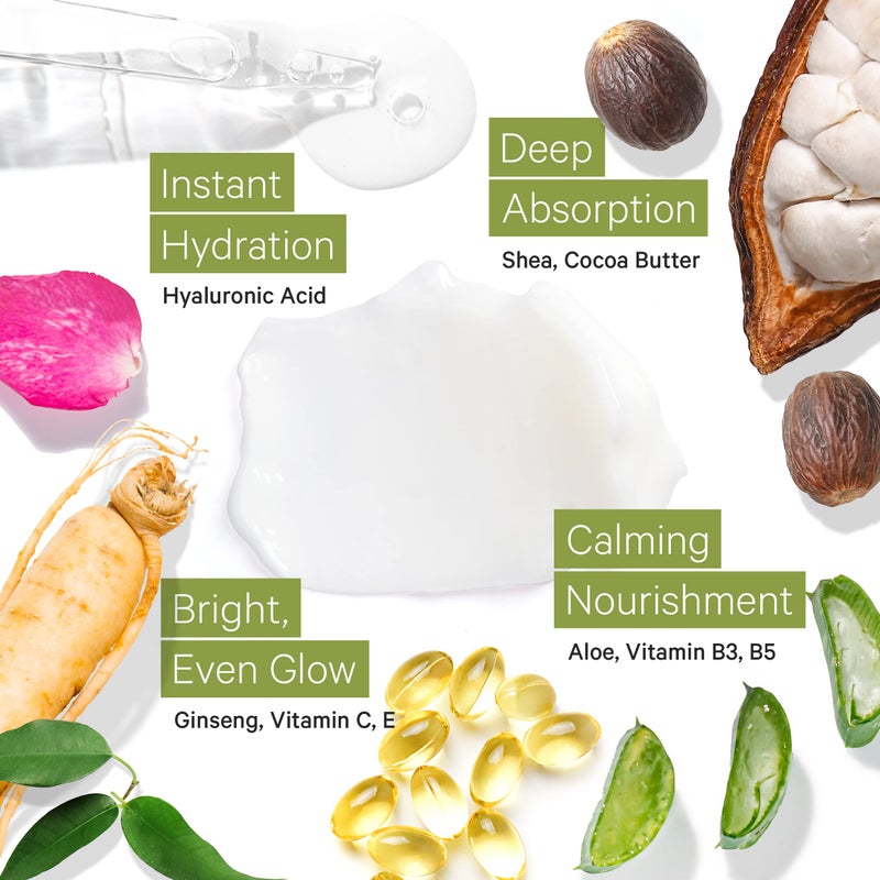 Tree to Tub Hydrating Face Moisturizer for Dry Sensitive Skin & Retinol Under Eye Cream for Dark Circles, Puffiness, Wrinkles, Bags Under Eyes & Retinol Face Moisturizer for Sensitive Skin - Image 5