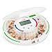 Live Fine Automatic Pill Dispenser with 28Day Electronic Medication Organizer 6 Dosage Templates EasyRead LCD Display Sound Light Alerts Key for Prescriptions Vitamins Supplements More - Image 1