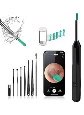 Ear Wax Removal,Ear Cleaner with 1080P Camera,Smart Visual Earwax Cleaning Tool with 6 LED Lights,8 Pcs Ear Set,6 Ear Scoop Ear Tips Replacement,Ear Cleaner for iOS & Android - pzsku/Z1EF87D64F584E01142DCZ/45/_/1724228320/8b9e13c5-f12d-41b7-bbfb-bd856f7746e8