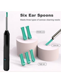 Generic Ear Wax Removal,Ear Cleaner with 1080P Camera,Smart Visual Earwax Cleaning Tool with 6 LED Lights,8 Pcs Ear Set,6 Ear Scoop Ear Tips Replacement,Ear Cleaner for iOS & Android  - Image 3