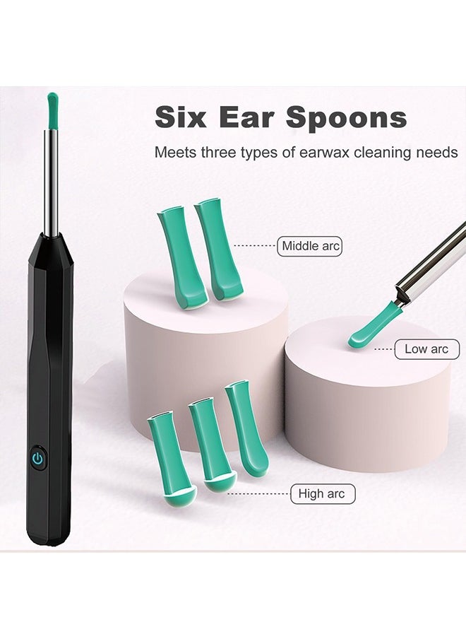 Generic Ear Wax Removal,Ear Cleaner with 1080P Camera,Smart Visual Earwax Cleaning Tool with 6 LED Lights,8 Pcs Ear Set,6 Ear Scoop Ear Tips Replacement,Ear Cleaner for iOS & Android  - Image 3